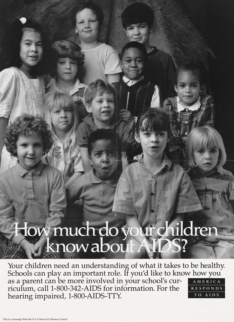 How Much Do Your Children Know About Aids Wall Art by Centers for Disease Control and Prevention - High-Resolution Digital Print