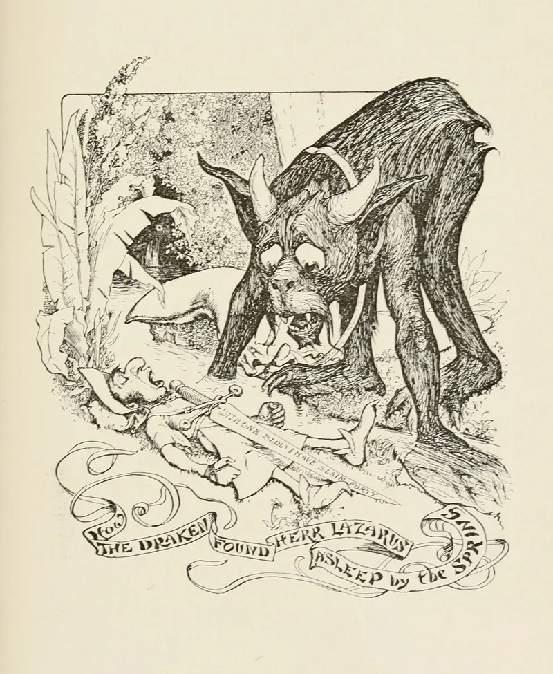 How The Draken Found Herr Lazarus Asleep By The Spring