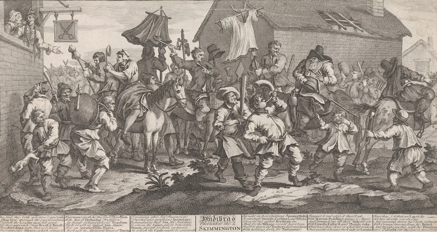 Hudibras Encounters The Skimmington No 12
