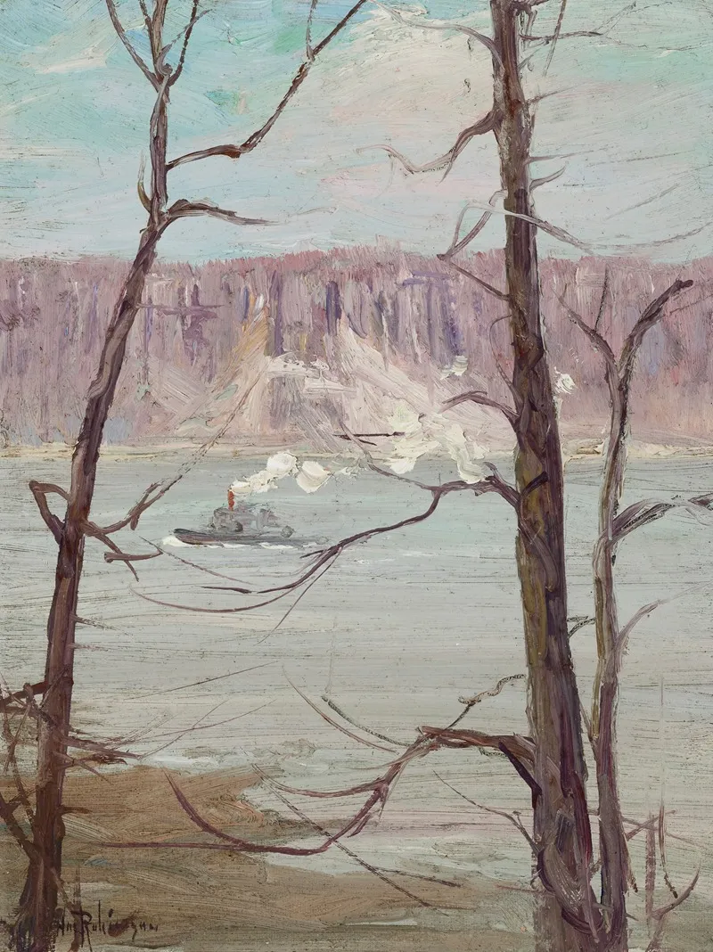 Hudson River Palisades Wall Art by Hal Robinson - High-Resolution Digital Print