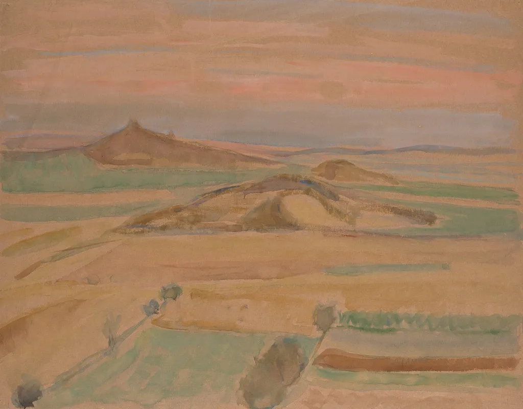 Hugelige Landschaft 2