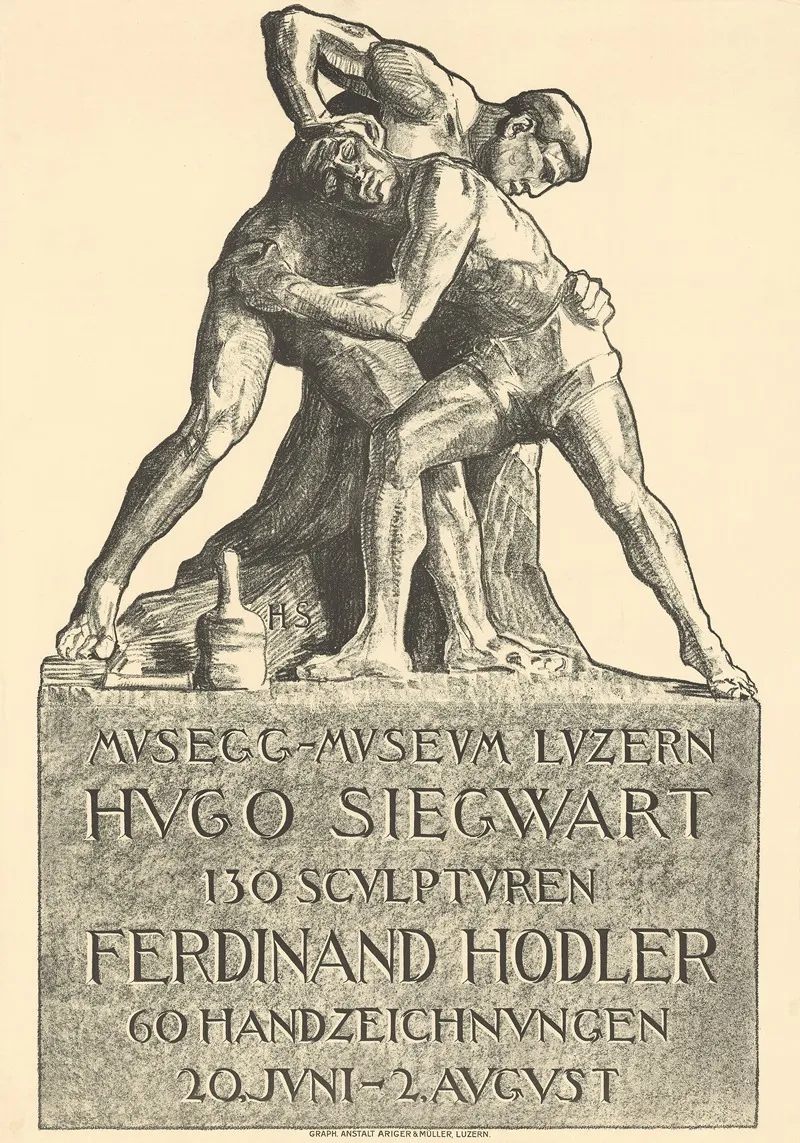 Hugo Siegwart Ferdinand Hodler Musegg Museum Luzern Wall Art by Hugo Siegwart - High-Resolution Digital Print
