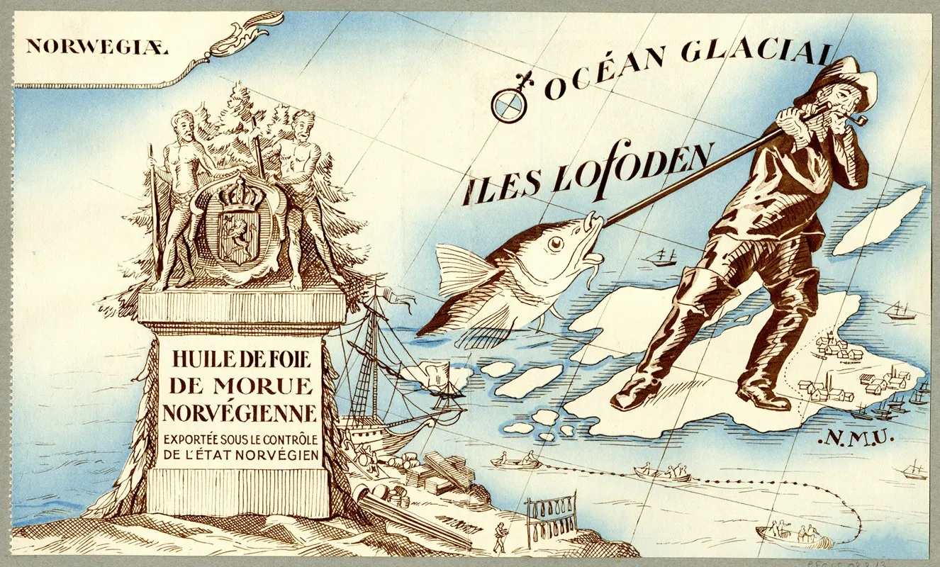 Huile De Foie De Morue Norvegienne Wall Art by Laboratoires Trouette Perret - High-Resolution Digital Print