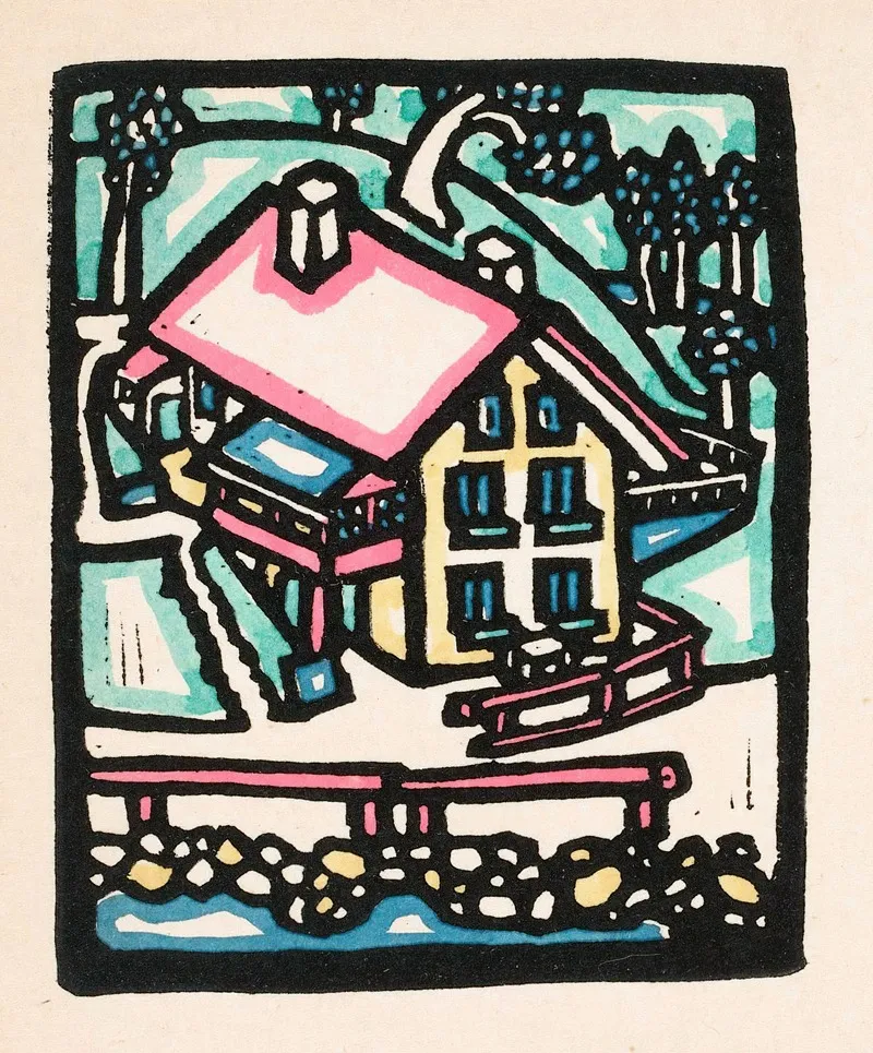 Huis Op Een Heuvel