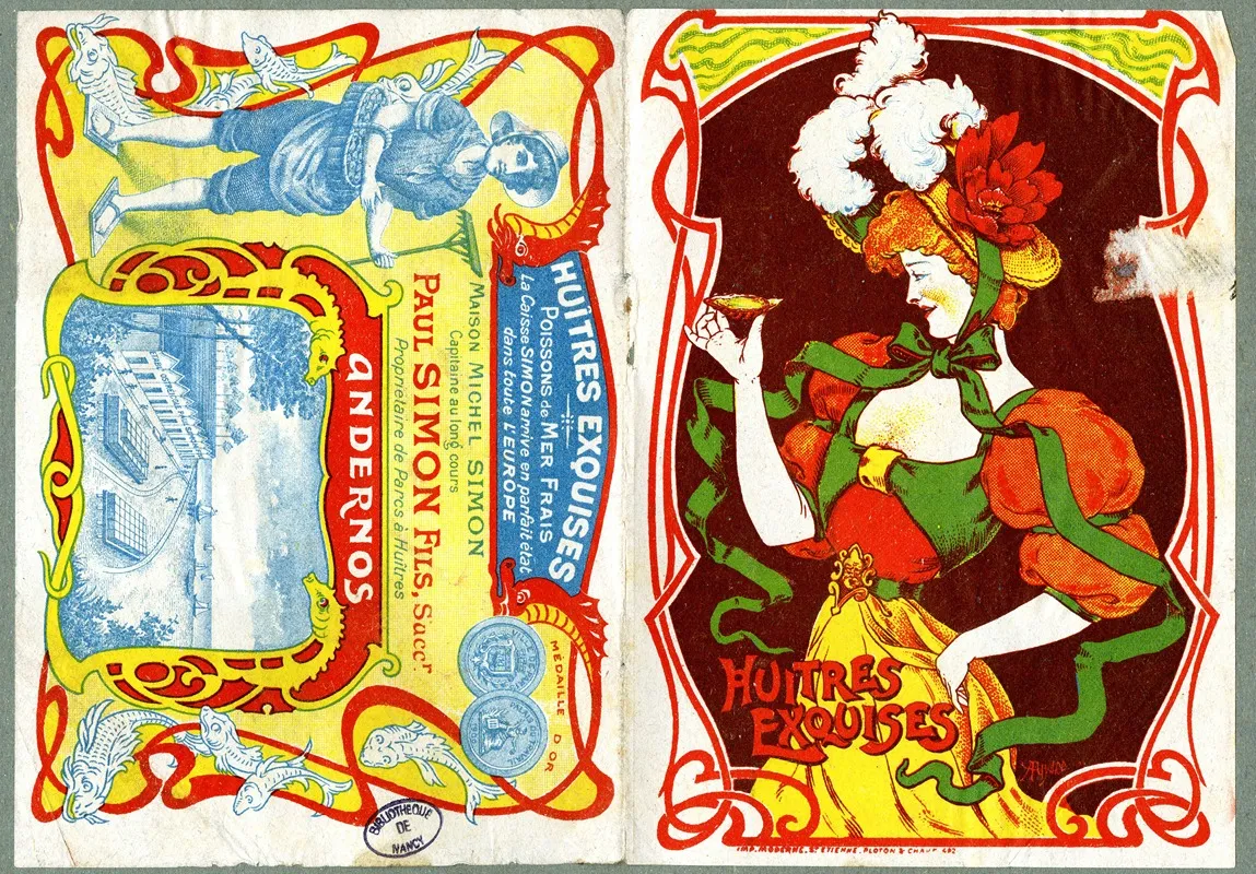 Huitres Exquises 2 Wall Art by Auvard - High-Resolution Digital Print