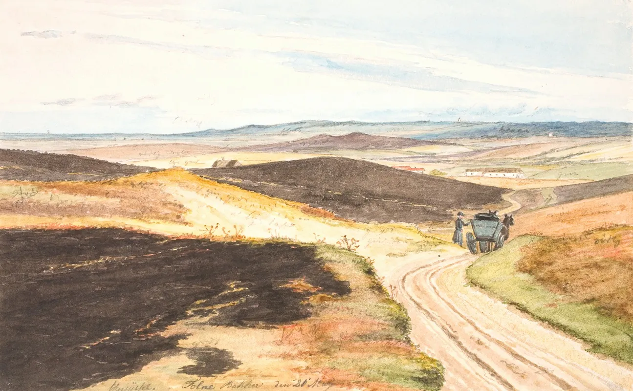 Hulvej I Tolne Bakker Vendsyssel 21 Maj 1833