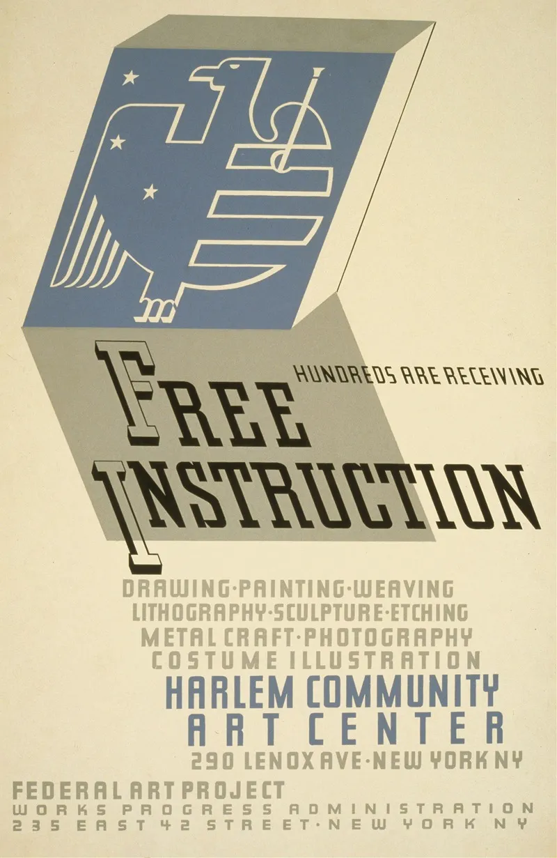 Hundreds Are Receiving Free Instruction Wall Art by Jerome Henry Rothstein - High-Resolution Digital Print