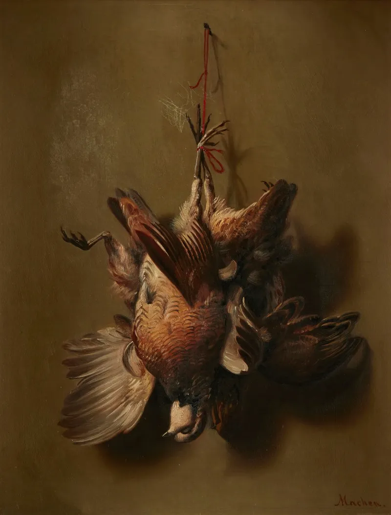 Hunt Trophy Of Birds Wall Art by William H. Machen - High-Resolution Digital Print