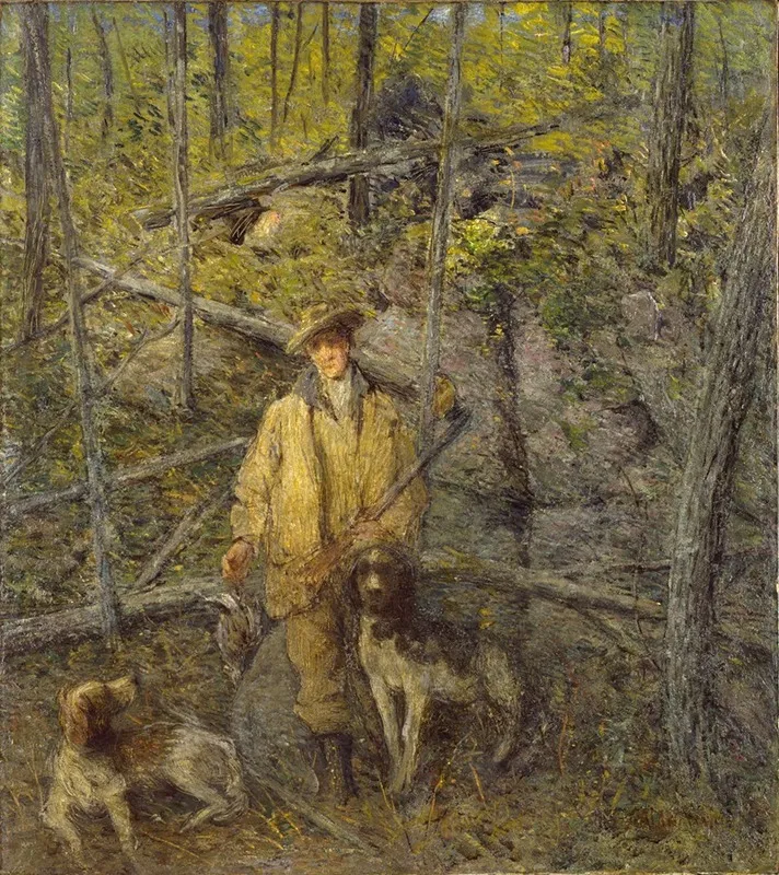 Hunter And Dogs