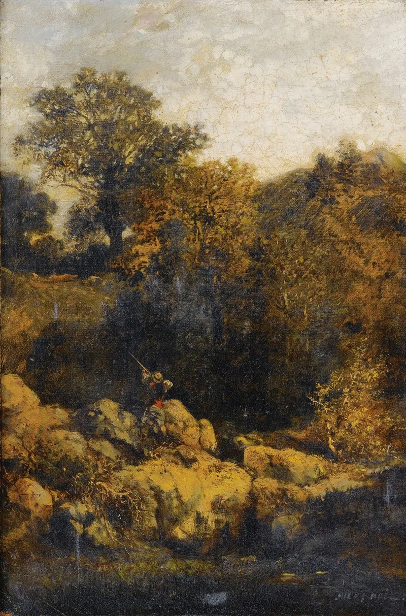 Hunter In A Landscape
