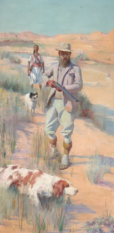Hunter In North Africa