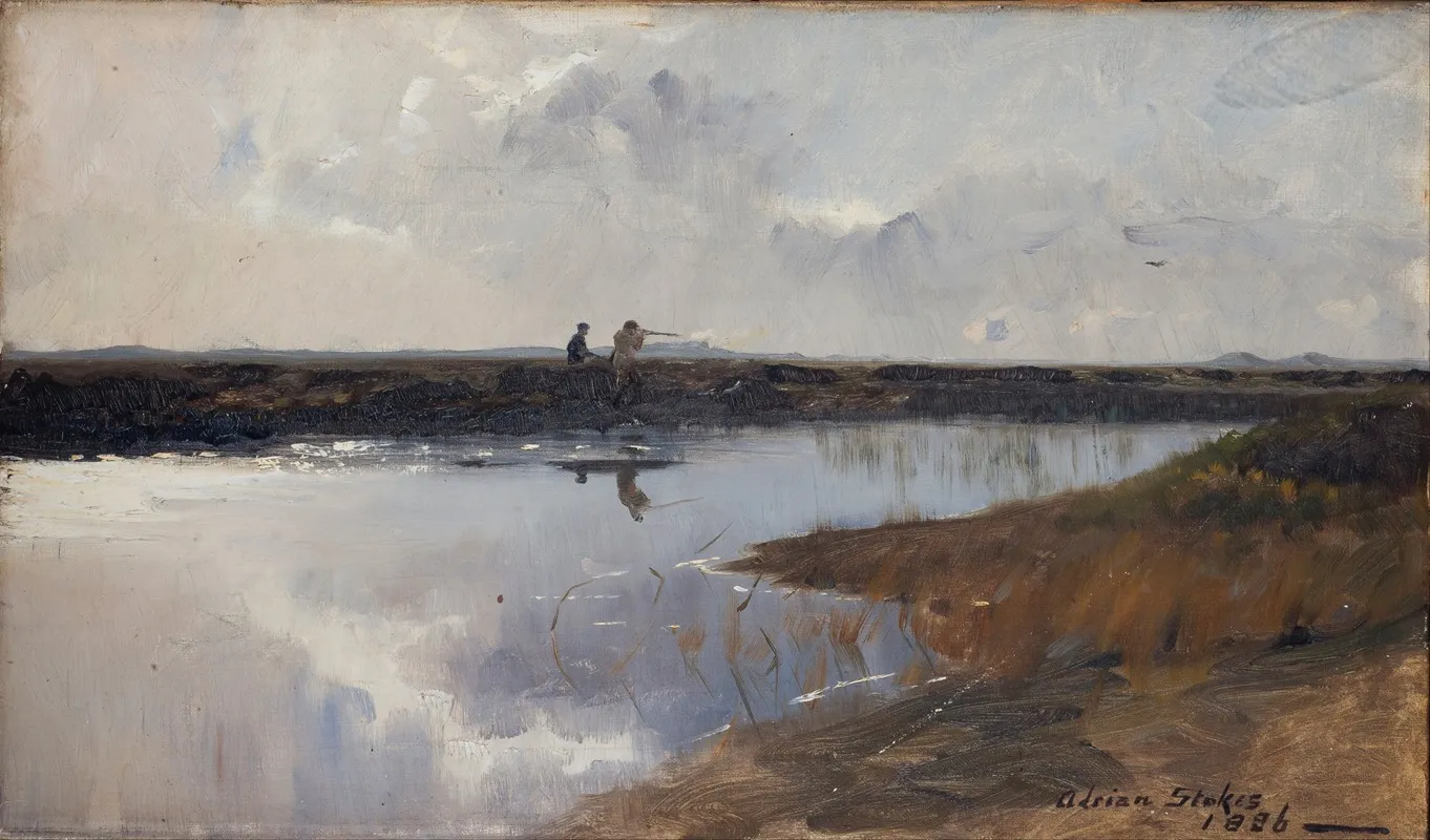 Hunters On The Moor North Of Skagen