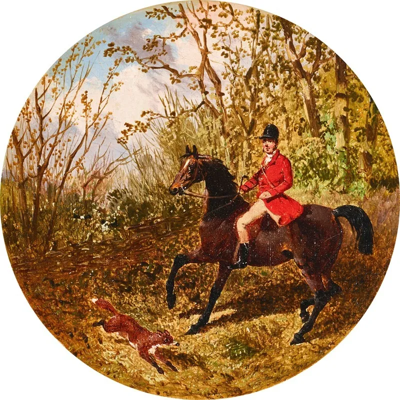 Hunting 3 Wall Art by John Frederick Herring Jr. - High-Resolution Digital Print