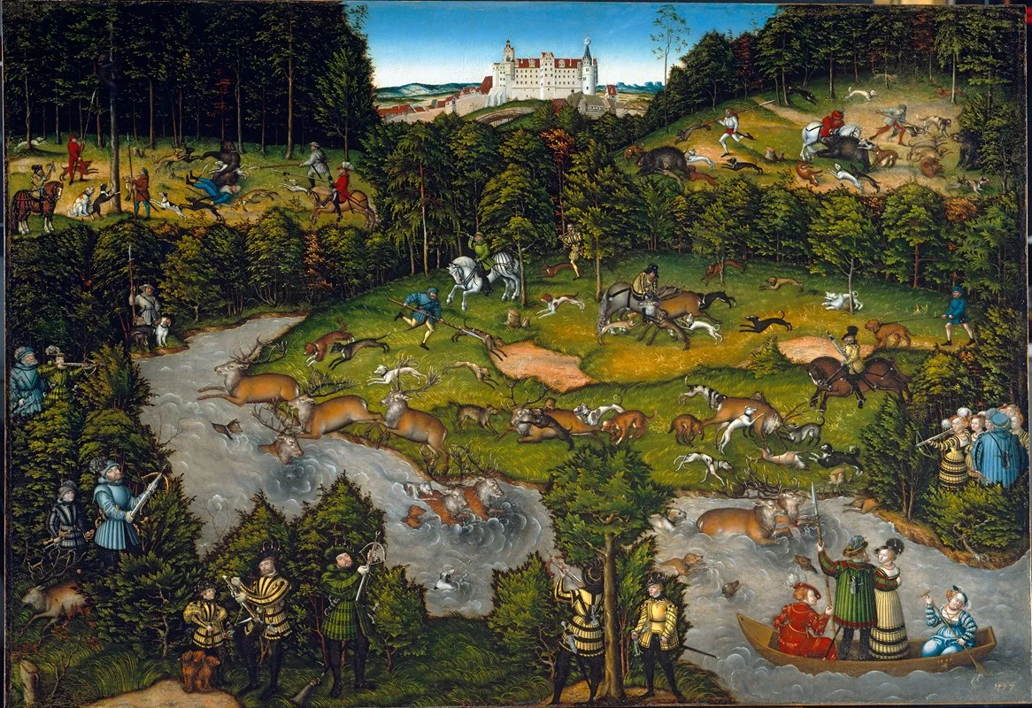Hunting Near Hartenfels Castle