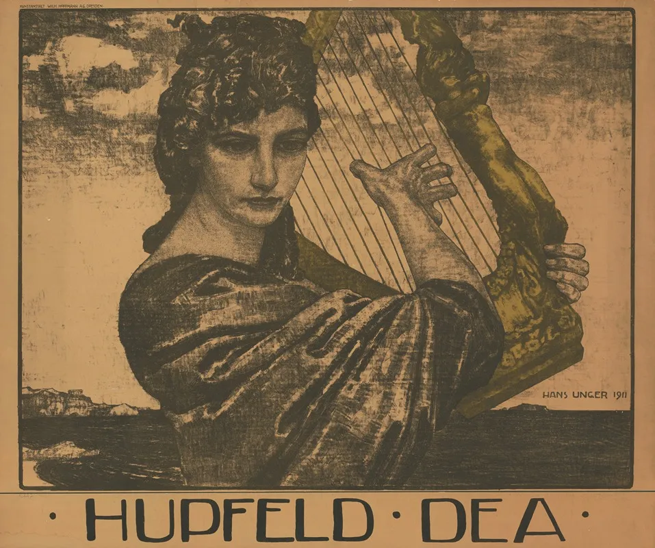 Hupfeld Dea Wall Art by Hans Unger - High-Resolution Digital Print
