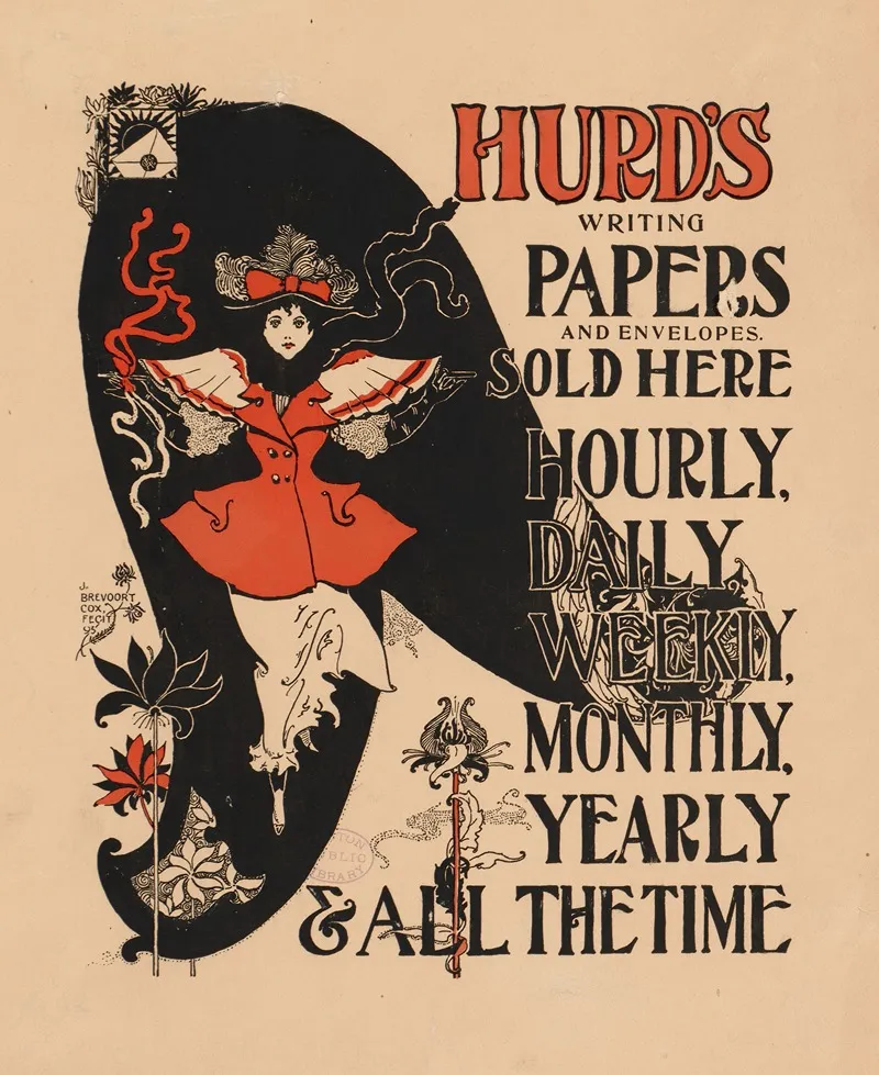 Hurds Writing Papers Envelopes Sold Here Wall Art by Anonymous - High-Resolution Digital Print