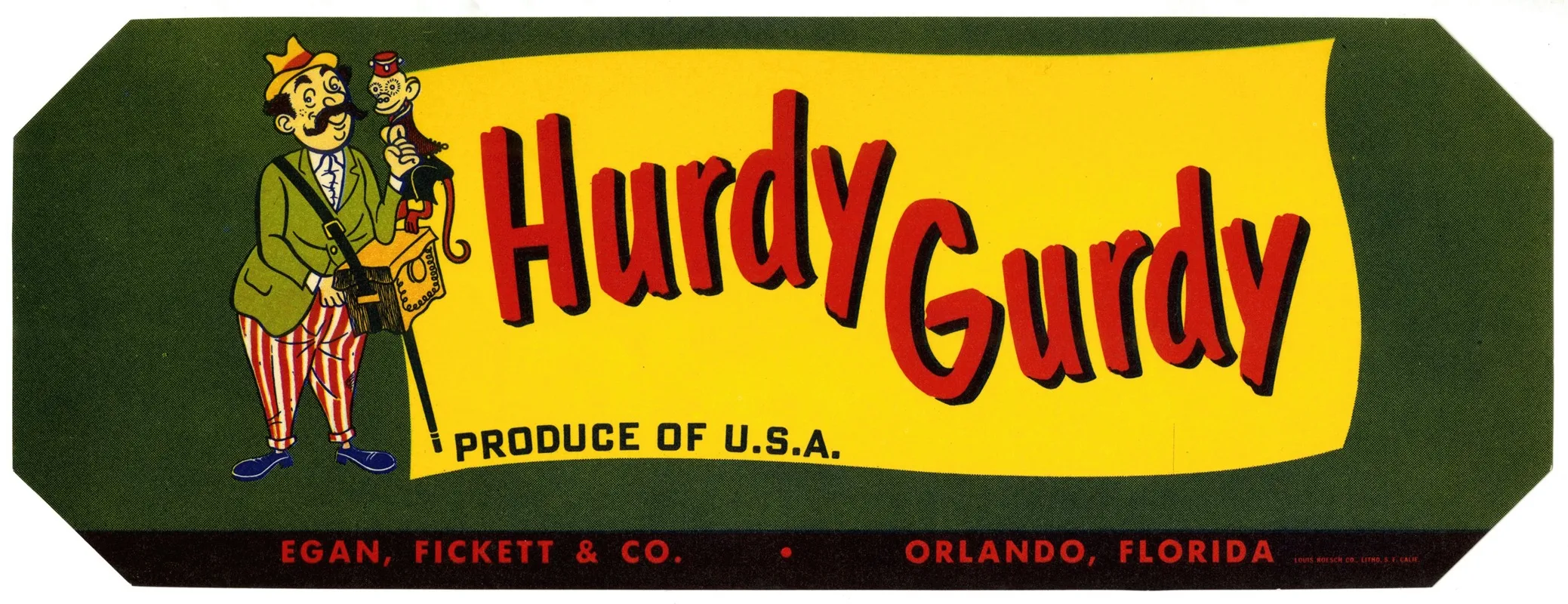 Hurdy Gurdy Produce Label 3
