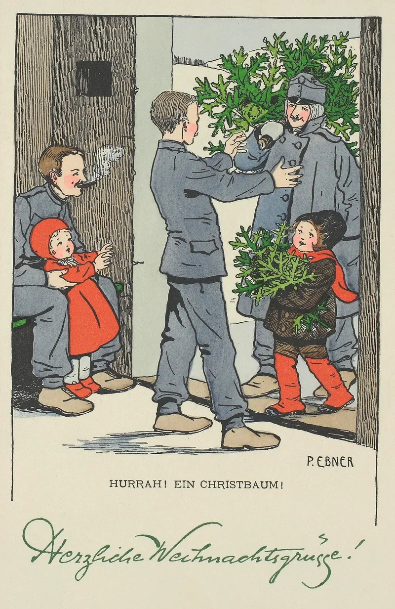 Hurrah Ein Christbaum Herzliche Weihnachtsgrusse