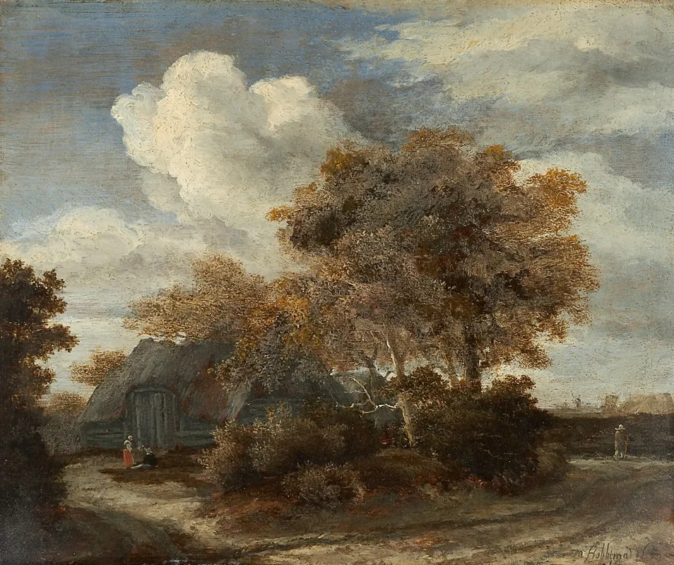 Hut Along A Roadside