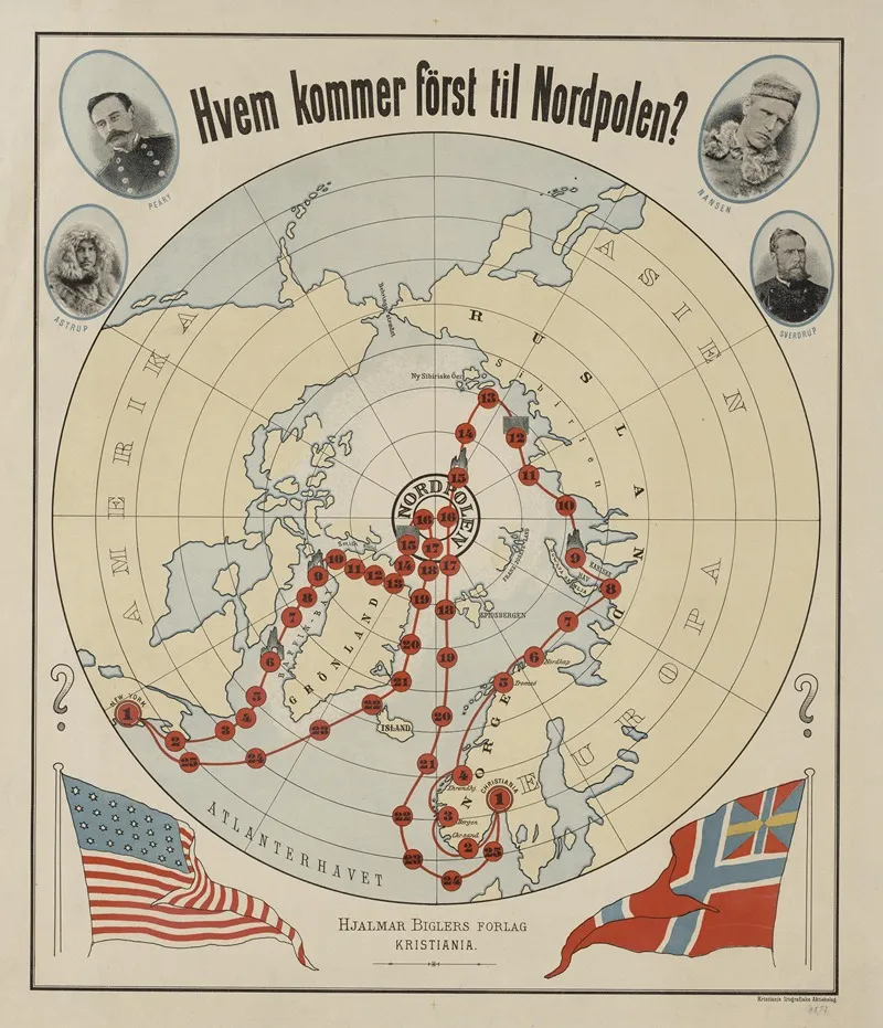Hvem Kommer Forst Til Nordpolen Wall Art by Anonymous - High-Resolution Digital Print