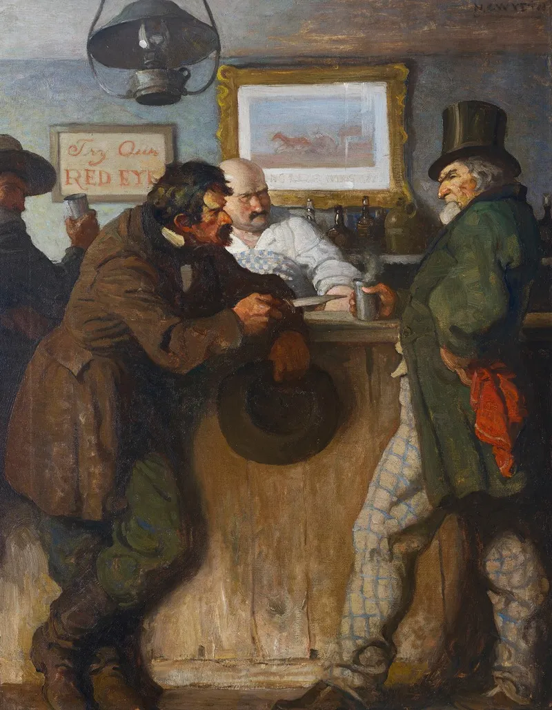 I Ax Yer Parding Mister Phinn Jest Drap That Whisky Skin