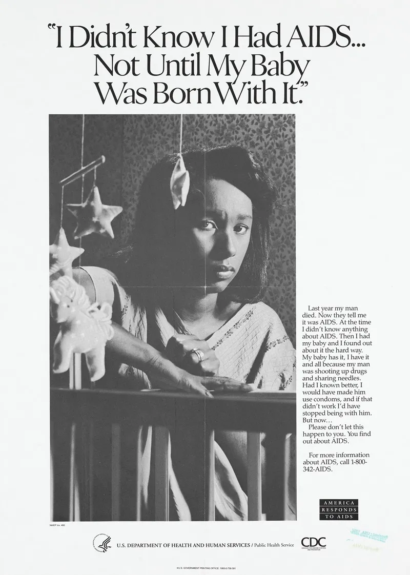 I Didnt Know I Had Aids Not Until My Baby Was Born With It Wall Art by Centers for Disease Control and Prevention - High-Resolution Digital Print