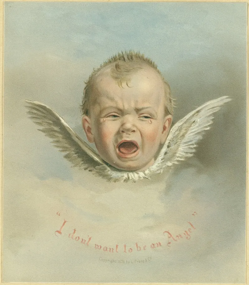 I Dont Want To Be An Angel Wall Art by Harry Beard - High-Resolution Digital Print