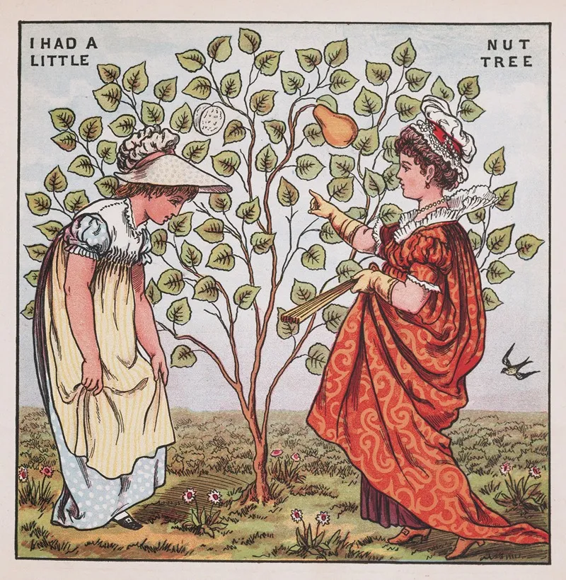 I Had A Little Nut Tree Wall Art by Walter Crane - High-Resolution Digital Print