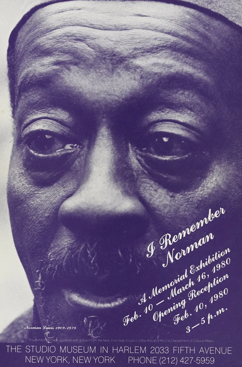 I Remember Norman Memorial Exhibition In Honor Of Norman Lewis At The Studio Museum Of Harlem
