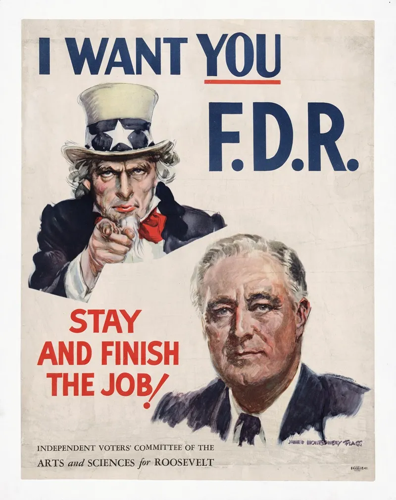 I Want You F D R Stay And Finish The Job