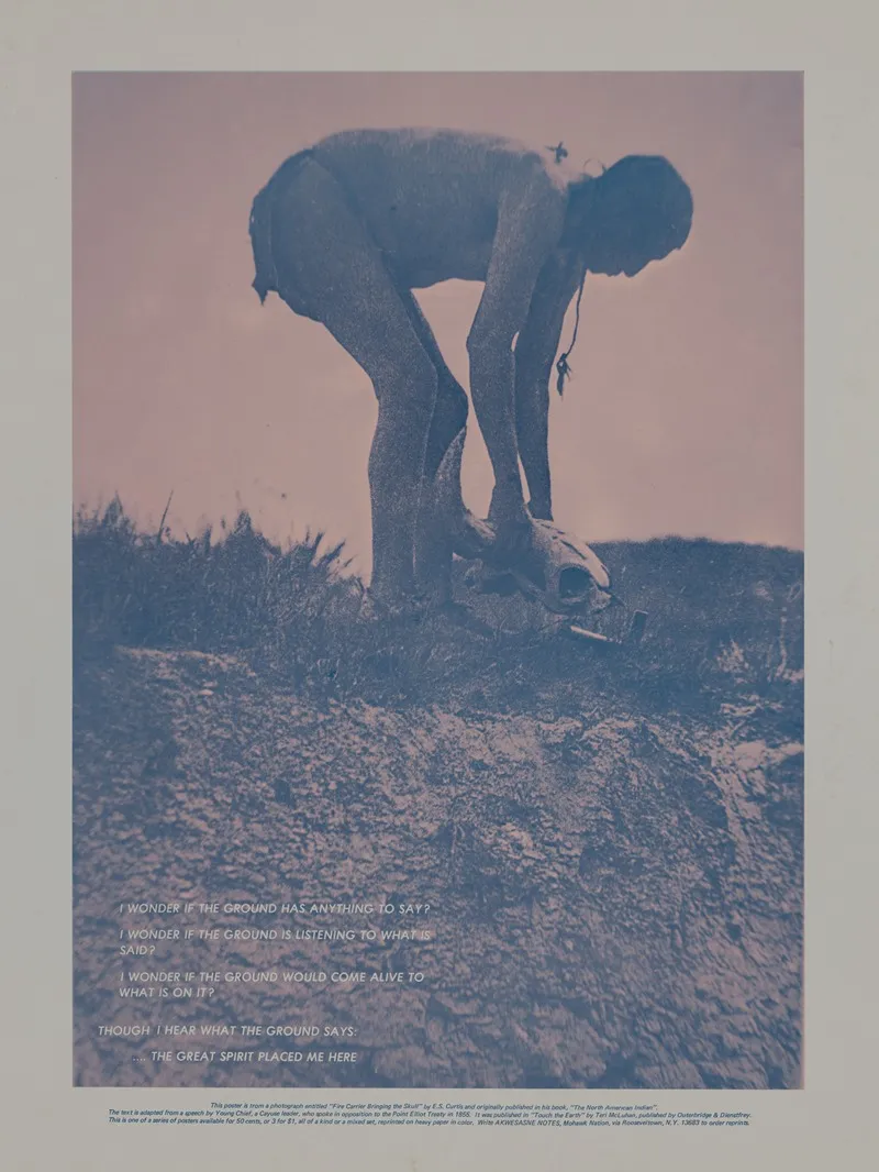 I Wonder If The Ground Has Anything To Say Wall Art by Edward S Curtis - High-Resolution Digital Print