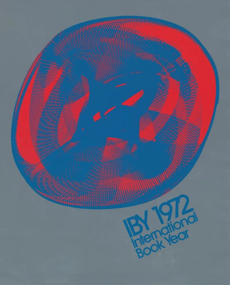 Iby 1972 International Book Year 2 Wall Art by J. Paul Kirouac - High-Resolution Digital Print