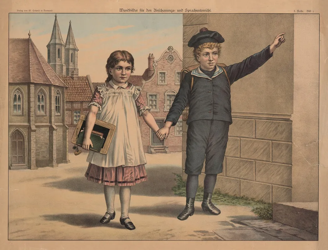 Ida And Martin Wall Art by W. Crüwell - High-Resolution Digital Print