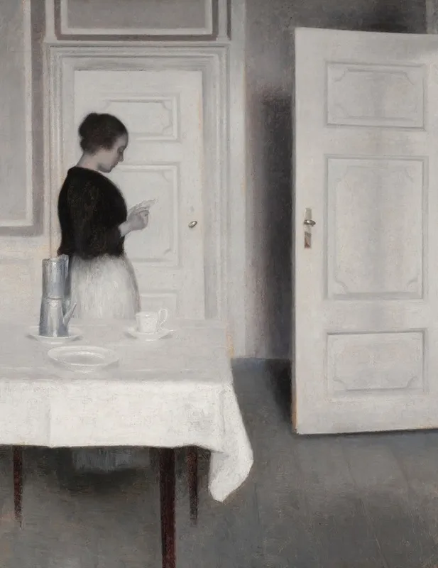 Ida Reading A Letter