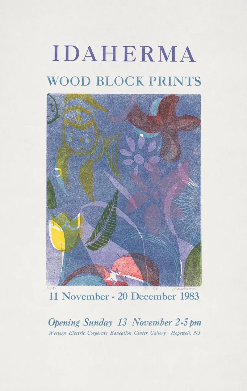 Idaherma Wood Block Prints by Idaherma Williams - High-Resolution Digital Print