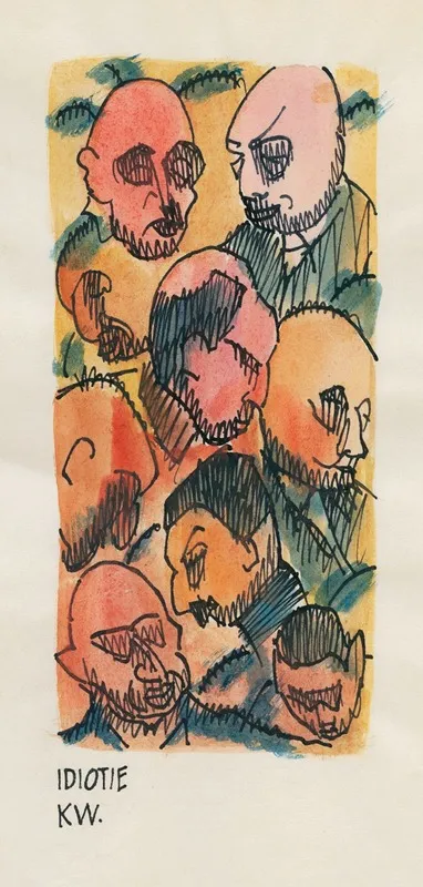 Idiotie Wall Art by Karl Wiener - High-Resolution Digital Print