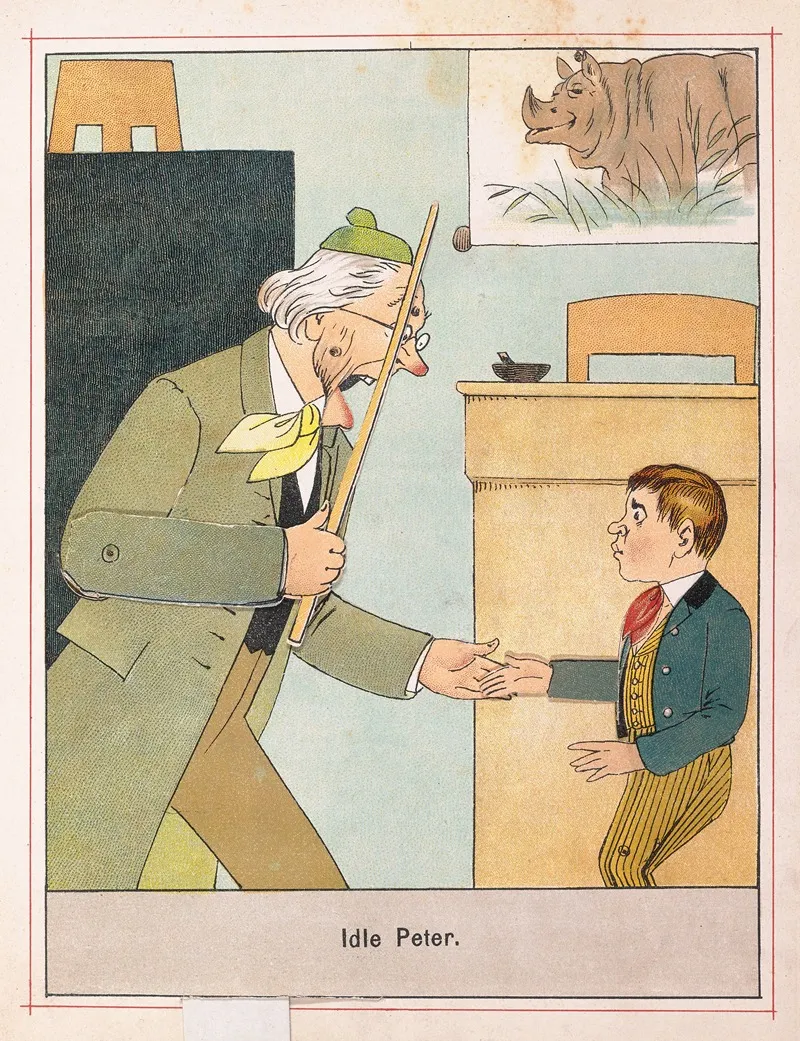 Idle Peter Wall Art by Lothar Meggendorfer - High-Resolution Digital Print