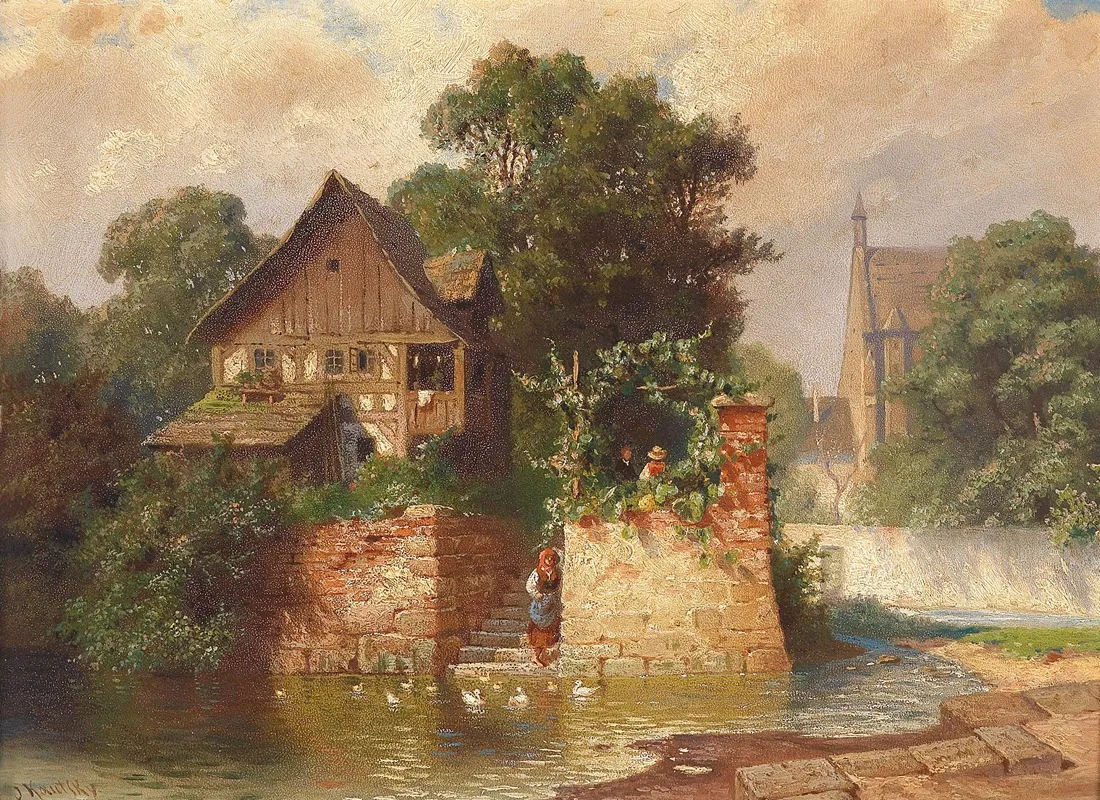 Idylle Am Stadtgraben
