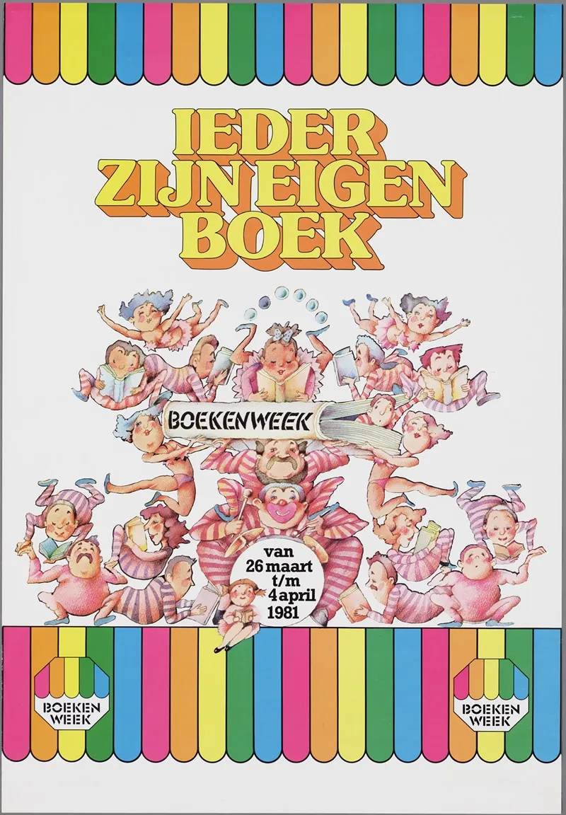 Ieder Zijn Eigen Tijd Boekenweek Wall Art by CPNB - High-Resolution Digital Print