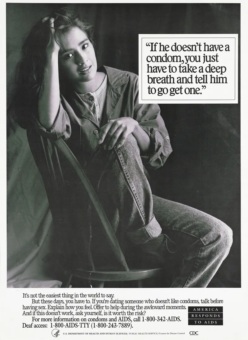 If He Doesnt Have A Condom You Just Have To Take A Deep Breath And Tell Him To Go And Get One 2 Wall Art by Centers for Disease Control and Prevention - High-Resolution Digital Print