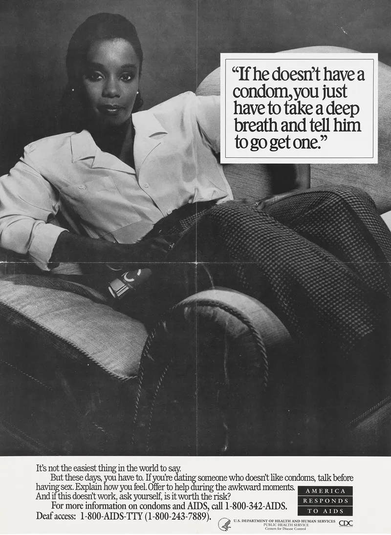 If He Doesnt Have A Condom You Just Have To Take A Deep Breath And Tell Him To Go And Get One 3 Wall Art by Centers for Disease Control and Prevention - High-Resolution Digital Print