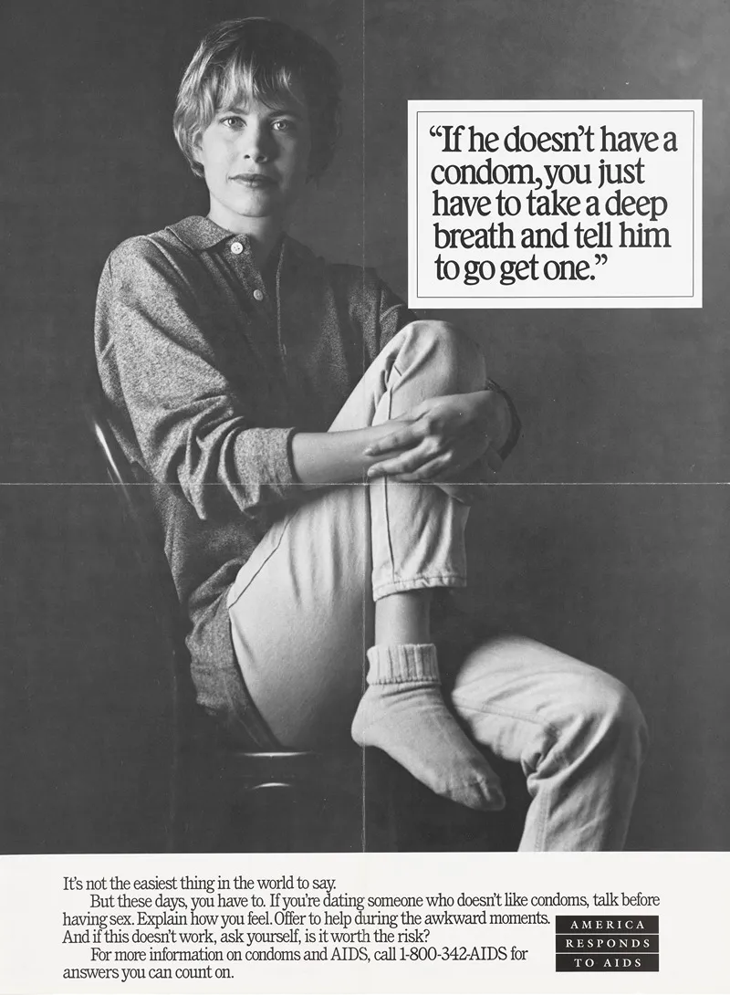 If He Doesnt Have A Condom You Just Have To Take A Deep Breath And Tell Him To Go And Get One Wall Art by Centers for Disease Control and Prevention - High-Resolution Digital Print