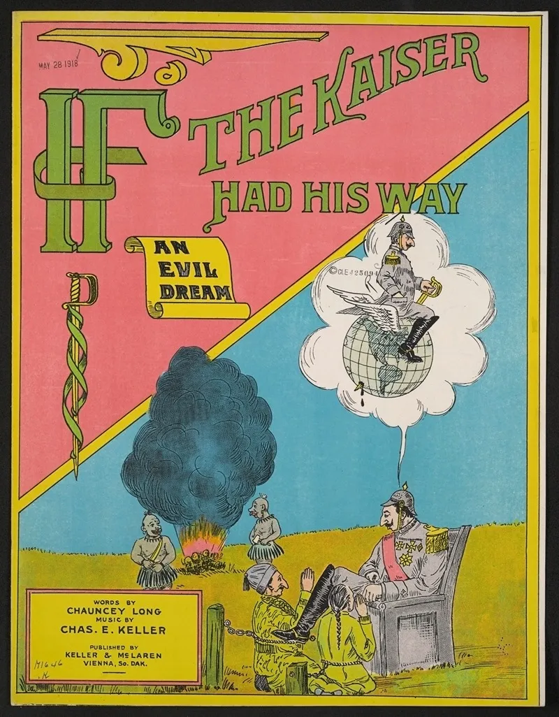 If The Kaiser Had His Way An Evil Dream Wall Art by Anonymous - High-Resolution Digital Print