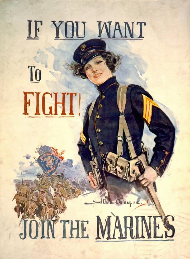 If You Want To Fight Join The Marines