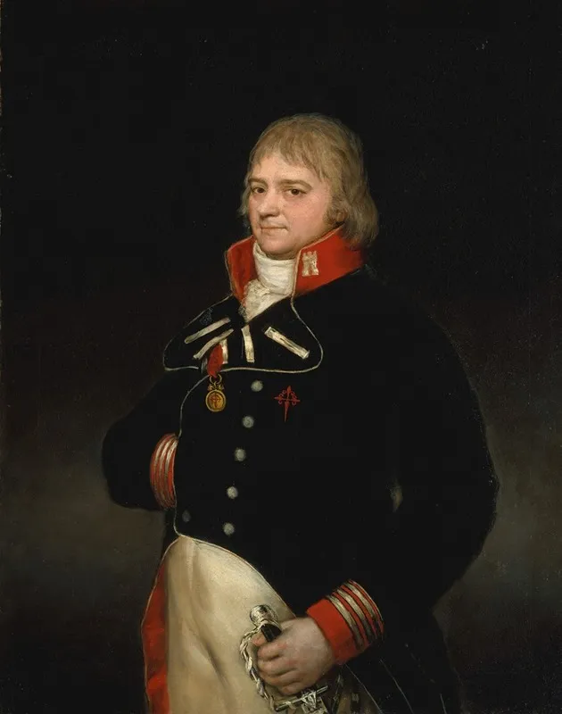 Ignacio Garcini Y Queralt 1752 1825 Brigadier Of Engineers Wall Art by Francisco de Goya - High-Resolution Digital Print