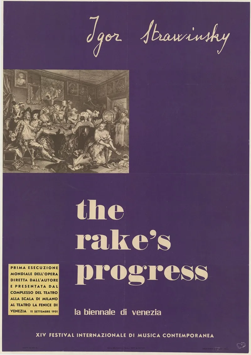 Igor Strawinsky The Rakes Progress