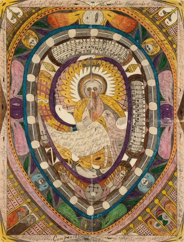Ihro Konigliche Hoheit Prinzessin Stephanie Von Belgien Europa Und Ramonionschlange Wall Art by Adolf Wölfli - High-Resolution Digital Print