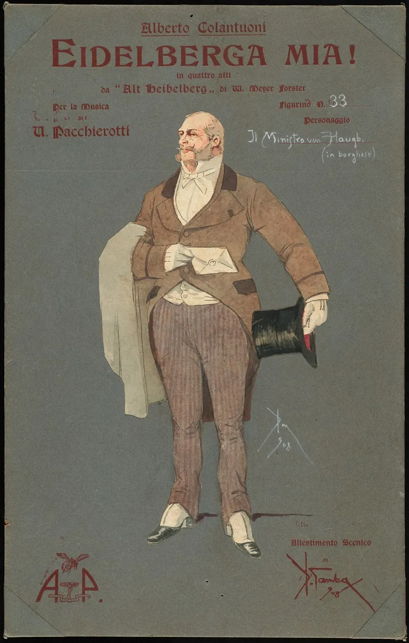 Il Ministro Von Haugb In Borghese