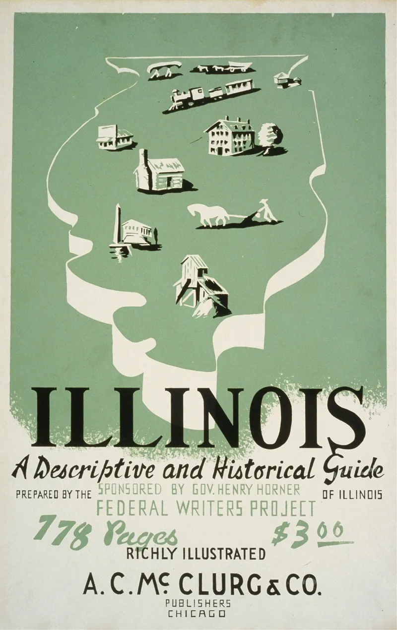Illinois A Descriptive And Historical Guide Wall Art by Galic - High-Resolution Digital Print