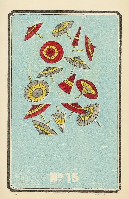 Illustrated Catalogue Of Daylight Bomb Shells No 15 Wall Art by Jinta Hirayama - High-Resolution Digital Print